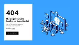 HTML5 Responsive For 404 Page Not Found