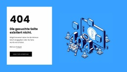 404 Seite Nicht Gefunden – Inspiration Für HTML5-Vorlagen