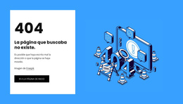 404 Pagina No Encontrada - Hermoso Tema De WordPress