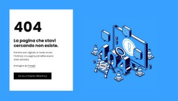 404 Pagina Non Trovata - Bellissimo Design Del Sito Web