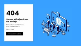 Nie Znaleziono Strony 404 - Piękny Projekt Strony Internetowej