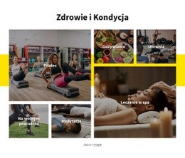 Projekt Strony Internetowej Dla Zdrowie I Fitness