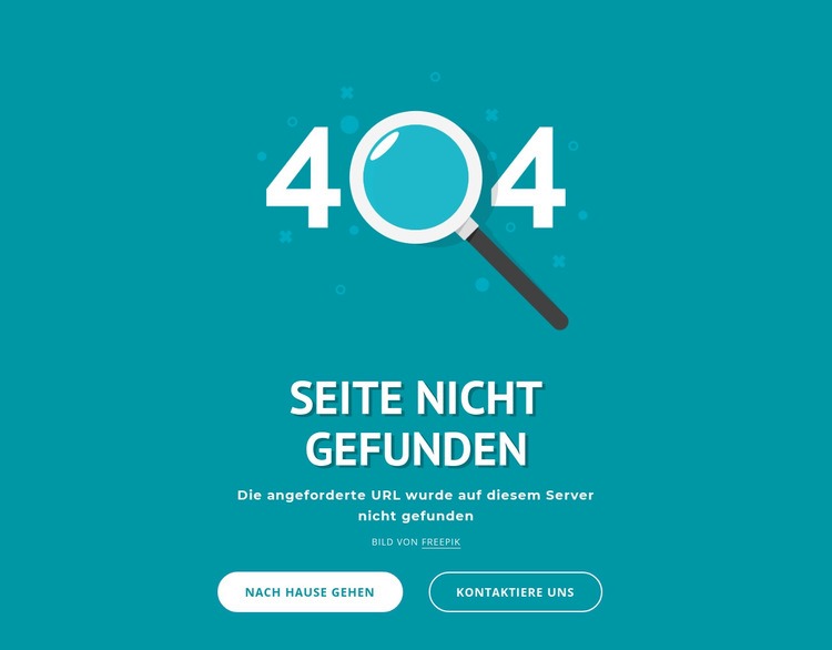 Wenn die URL unbekannt ist Website design