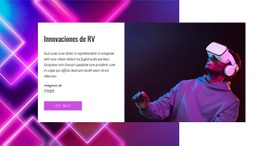 Impresionante Diseño Web Para Principales Innovaciones De Realidad Virtual