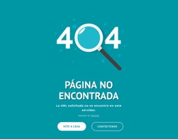 Si La URL Es Desconocida - Plantilla De Una Página