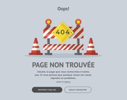 Page D'Erreur 404 – Modèle De Page HTML5