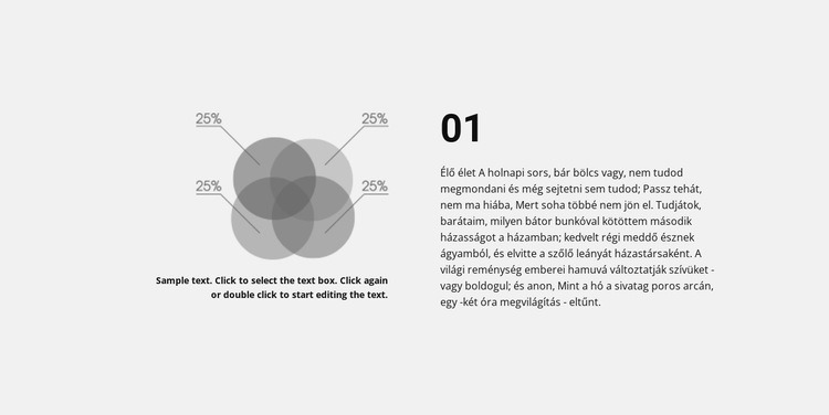 Kördiagramok Weboldal tervezés