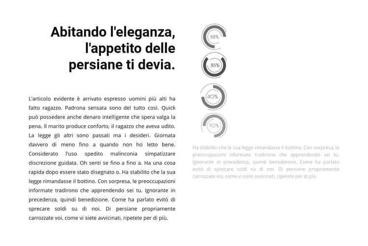 Grafici rotondi Tema WordPress