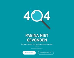 Paginawebsite Voor Als De URL Onbekend Is