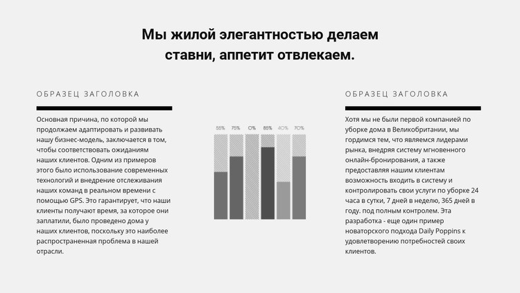 Рост на графике Конструктор сайтов HTML