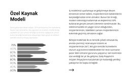 Metin Ve Grafikleri Bölme - Tek Sayfalık Web Sitesi Şablonu