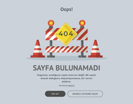 404 Hata Sayfası - Açılış Sayfası
