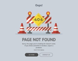 404 Error Page