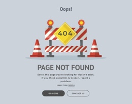 404 Error Page