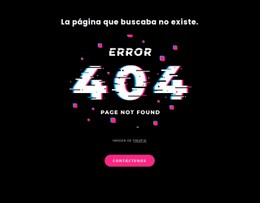 Mensaje De Error 404 No Encontrado