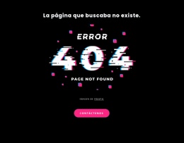 Mensaje De Error 404 No Encontrado