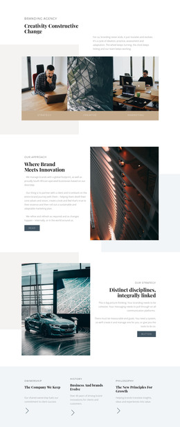 Developing Modern Business Design Template