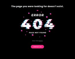 404 Not Found Error Message