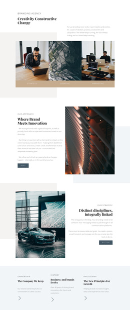 Developing Modern Business Page Photography Portfolio