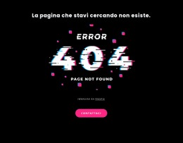 Generatore Di Siti Web Gratuito Per 404 Messaggio Di Errore Non Trovato