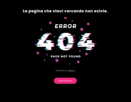 404 Messaggio Di Errore Non Trovato App Di Chat