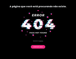 Download Gratuito De Mensagem De Erro 404 Não Encontrada Modelo HTML