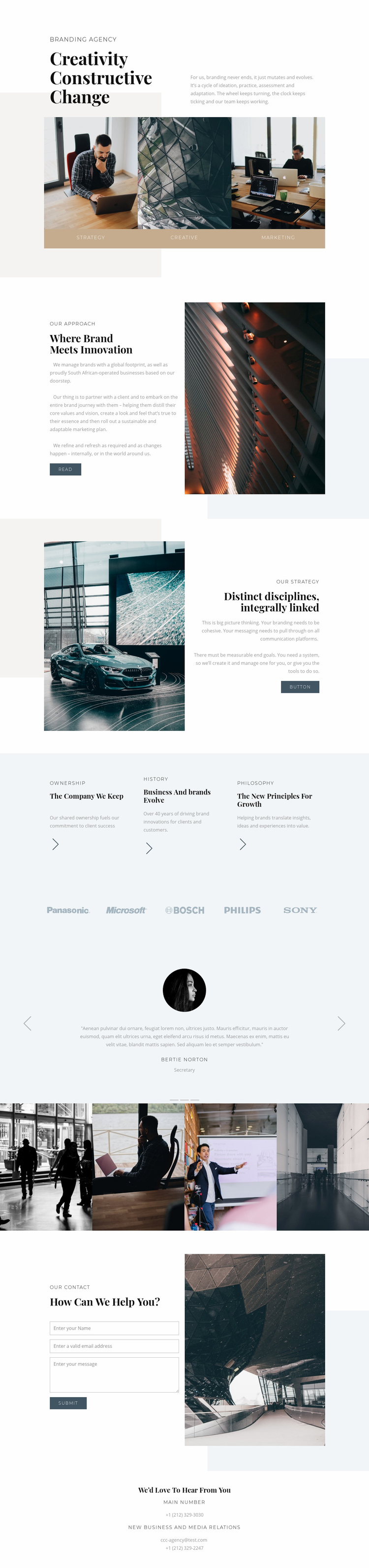 Developing modern business Wix Template Alternative