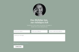 Formular Für Die Kommunikation Mit Uns - Wireframe-Modell