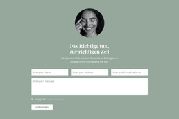 Formular Für Die Kommunikation Mit Uns Vielseitiges WordPress-Theme