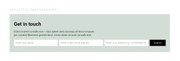 Contact Form On Background CSS Grid Template