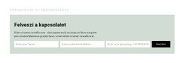 Kapcsolatfelvételi Űrlap A Háttérben – Prémium Sablon