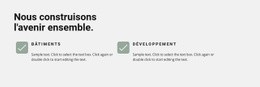 Deux Directions Principales - Modèle HTML5 Professionnel Personnalisable