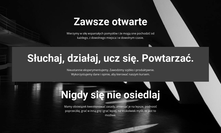 Lista świadczeń pracowniczych Motyw WordPress