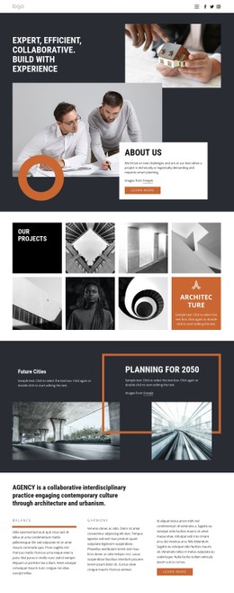 Architects Design Group Basic Html Template With CSS