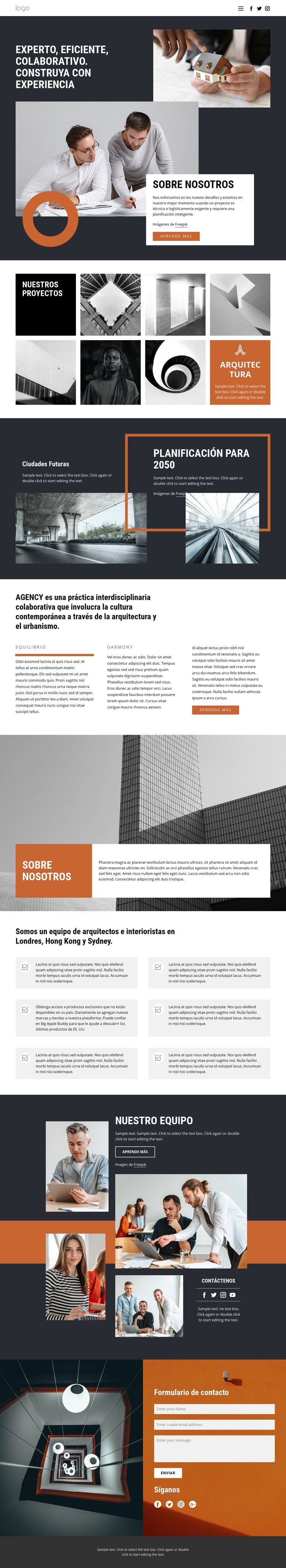 Grupo de diseño de arquitectos Diseño de páginas web