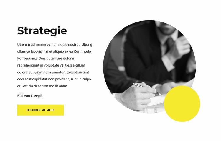 Nachrichten zur Geschäftsstrategie Website design