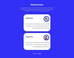 Ihre Eindrücke – Vorlage Für Website-Builder