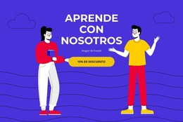 Diseño HTML Para Aprende Con Amigos