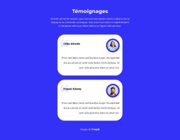 Page HTML Pour Vos Impressions