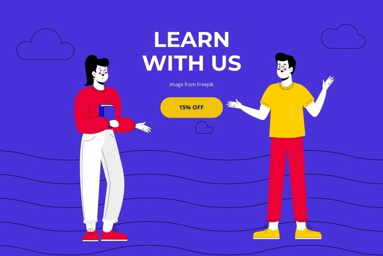 Learn with friends Homepage Design