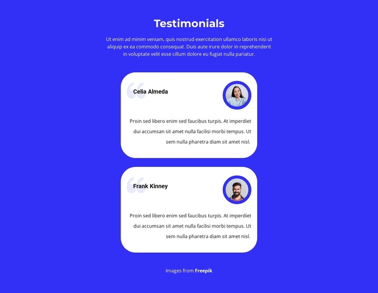 Your impressions HTML5 Template