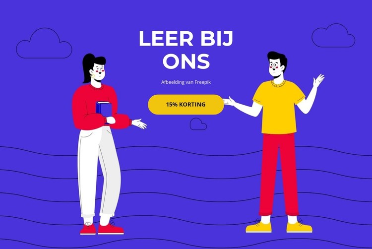 Leer met vrienden CSS-sjabloon