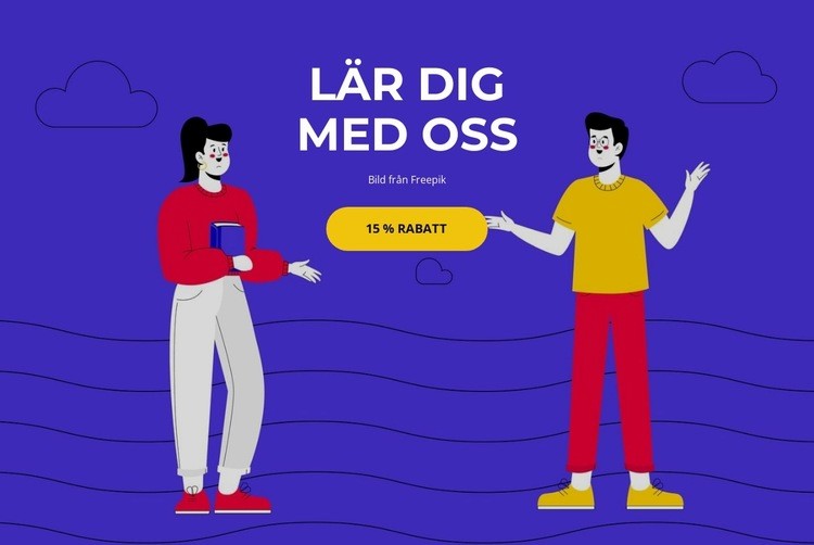 Lär dig med vänner HTML-mall