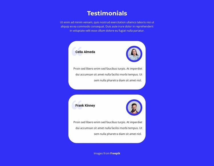 Your impressions Wix Template Alternative