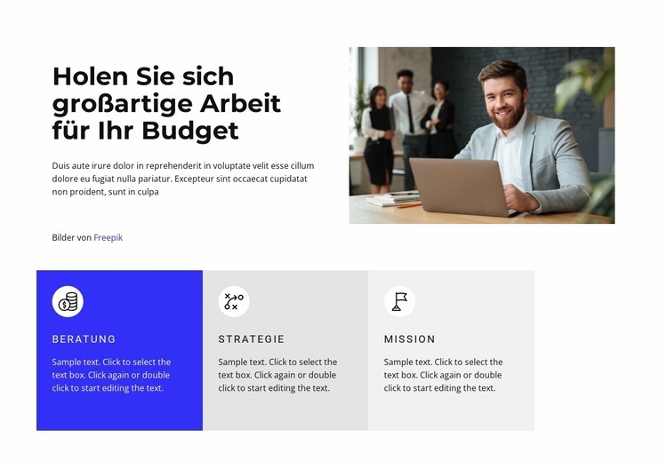 Wir beraten und begleiten Website design