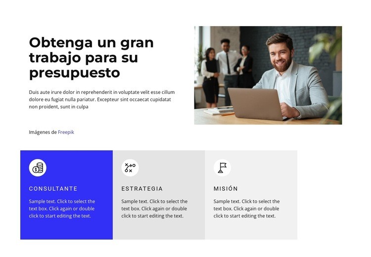 Asesoramos y asesoramos Diseño de páginas web