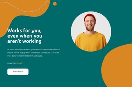 It Works For You - Landing Page Template