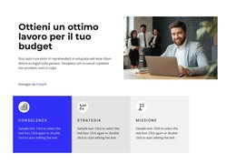 Consigliamo E Facciamo Da Mentore - Modello HTML E CSS