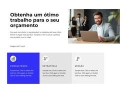 Aconselhamos E Orientamos - Modelo De Página Da Web