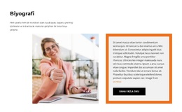 Biyografiyi Oku Için WordPress Temasını Indirin